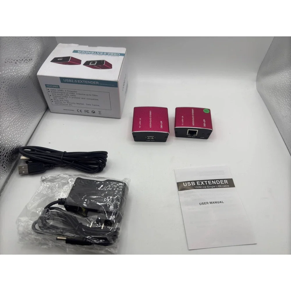 MT-VIKI USB 2.0 Extender 100M 330FT Over Single LAN Cable MT 450FT TX RX
